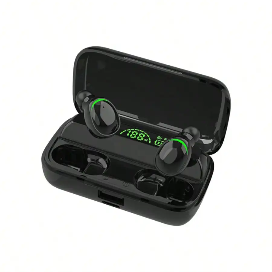 Wireless Bluetooth In-ear Headphones With Led Display & Touch Control_voghion.com