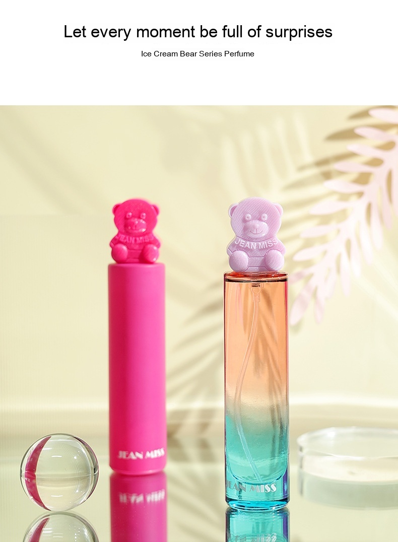 Parfum durable pour femme, crème glacée, ours de dessin animé, nouvelle étudiante, prix compétitif, rouge net_voghion.com