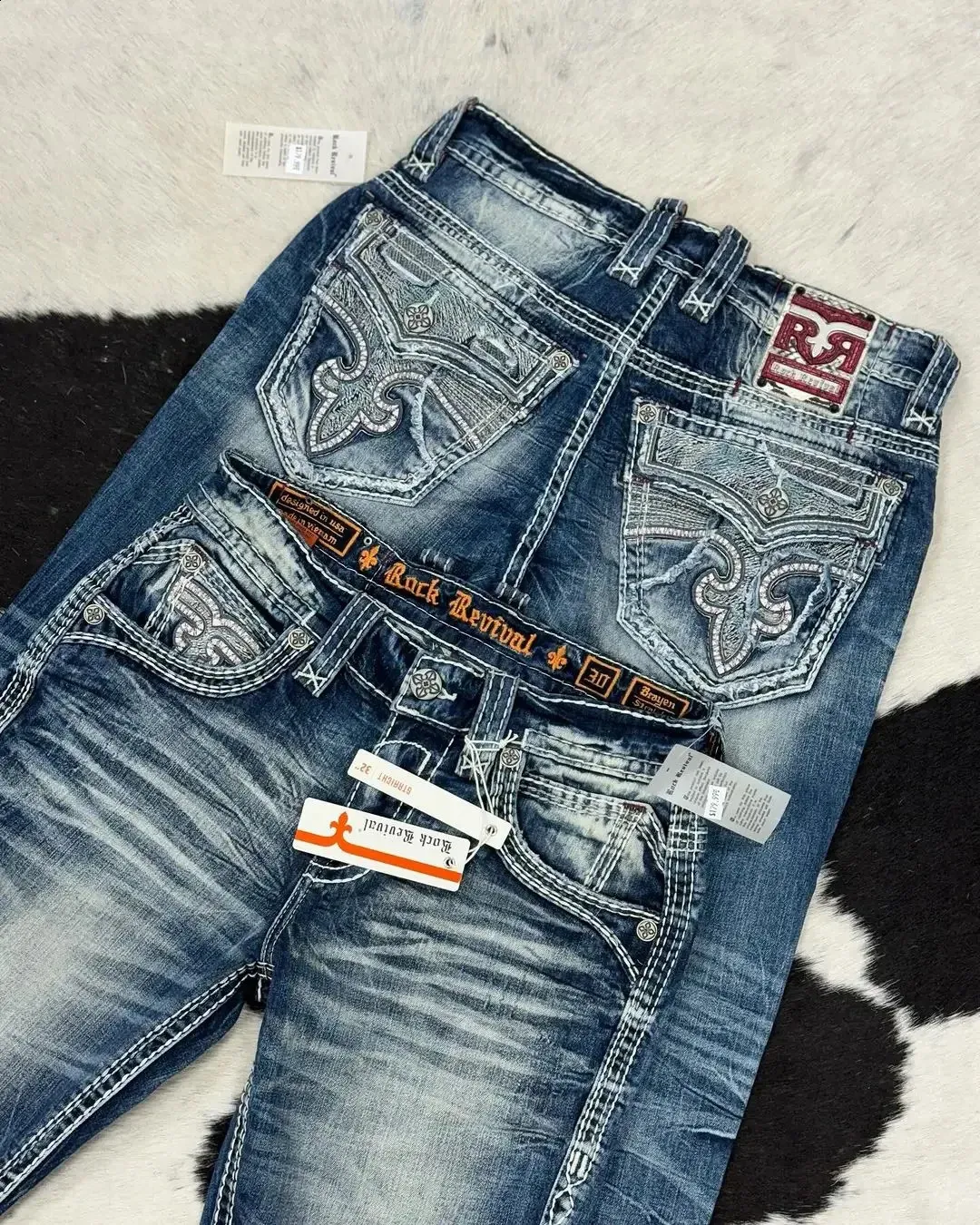 retro street bordado solto jeans cintura alta Haruku moda masculina e feminina lavado casual y2k calças 240911_voghion.com