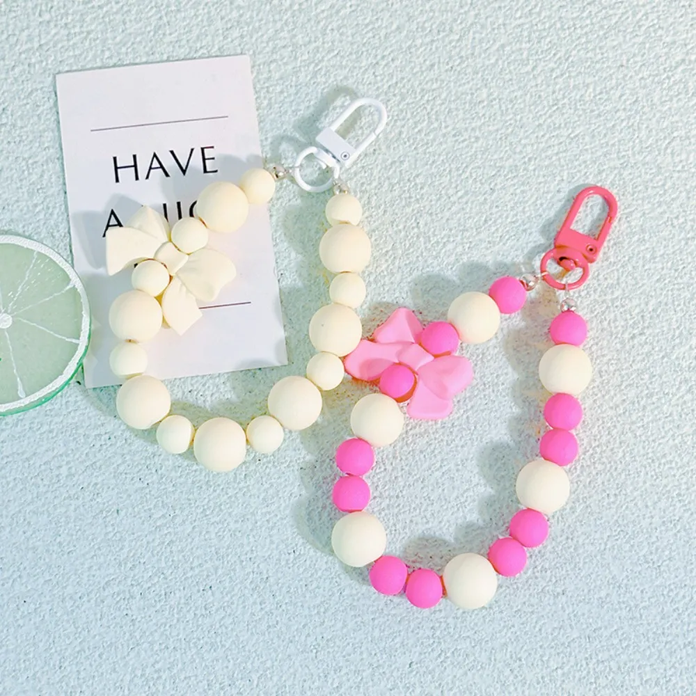 Hot Sale Hanging Cord Strap Handmade Anti-lost Phone Charm Rope Colorful Bowknot Mobile Chain Lanyard Bag_voghion.com