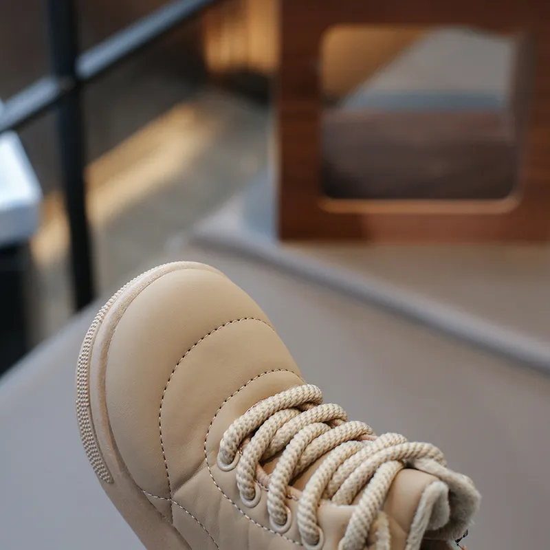 Fashion Children Snow Youth Warm Thick Bottom Girls Cotton Boots Toddler Winter Littlesprouts New Non-slip Boys Casual_voghion.com