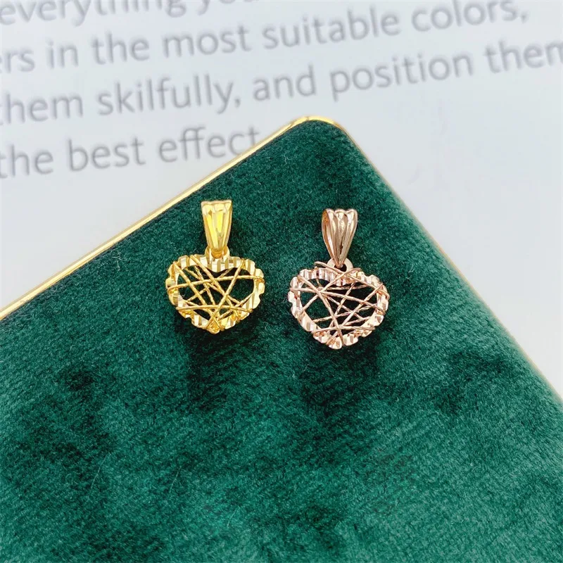 Ketting met hanger met hol hart en ster in roségoud voor dames_voghion.com