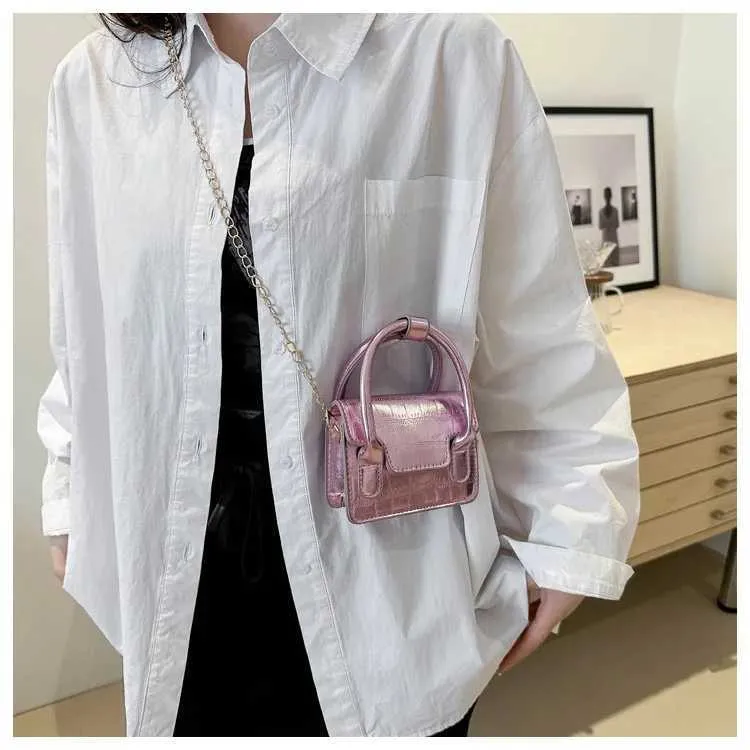 Naiste Mood Mini Crossbody kotid Täiskivist prinditud klapp vabaaja kett-õlakott Naistele Mitmekülgne Square Messenger_voghion.com