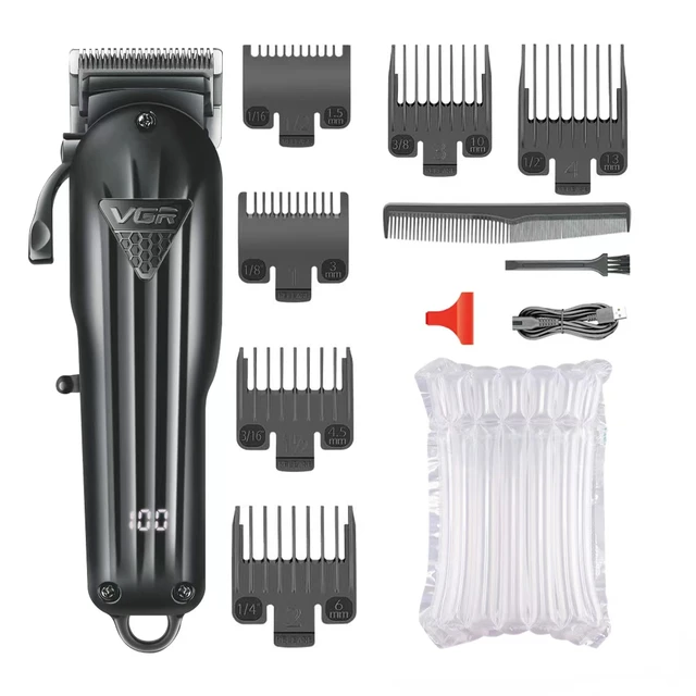 VGR Clipper Professionaalne Lõikamine Juukselõikur Reguleeritav Juhtmeta Laetav V 282_voghion.com