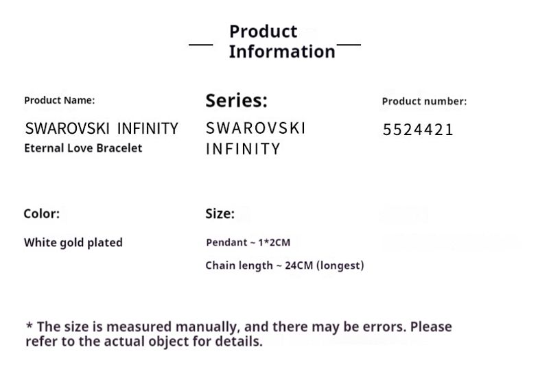 Infinity Women's Adjustable Bracelet With Unique Design For Couples Light_voghion.com