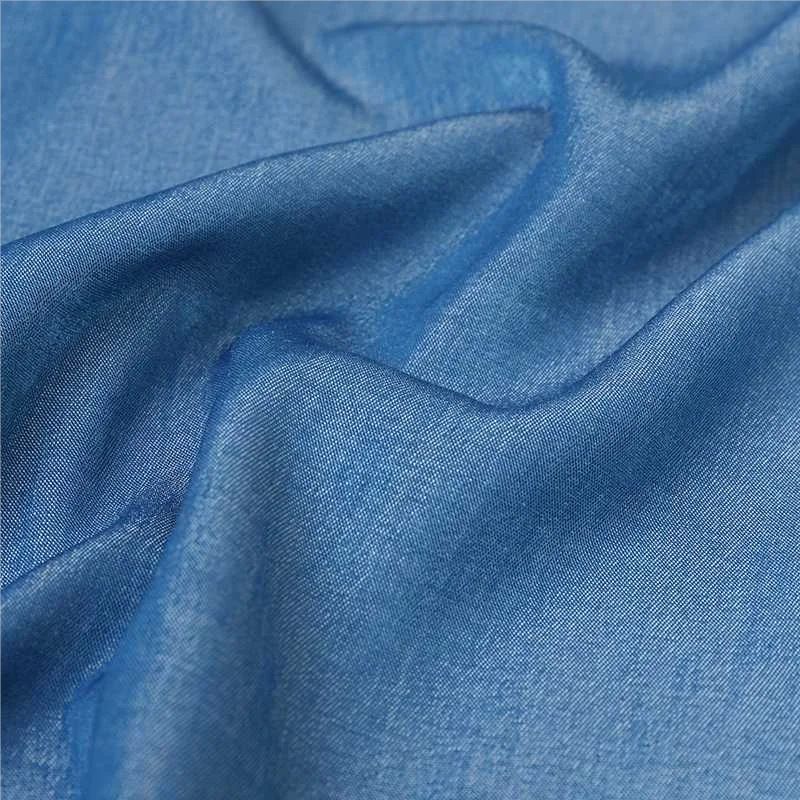 women's clothing temperament casual lapel sleeveless waist tie denim dress_voghion.com