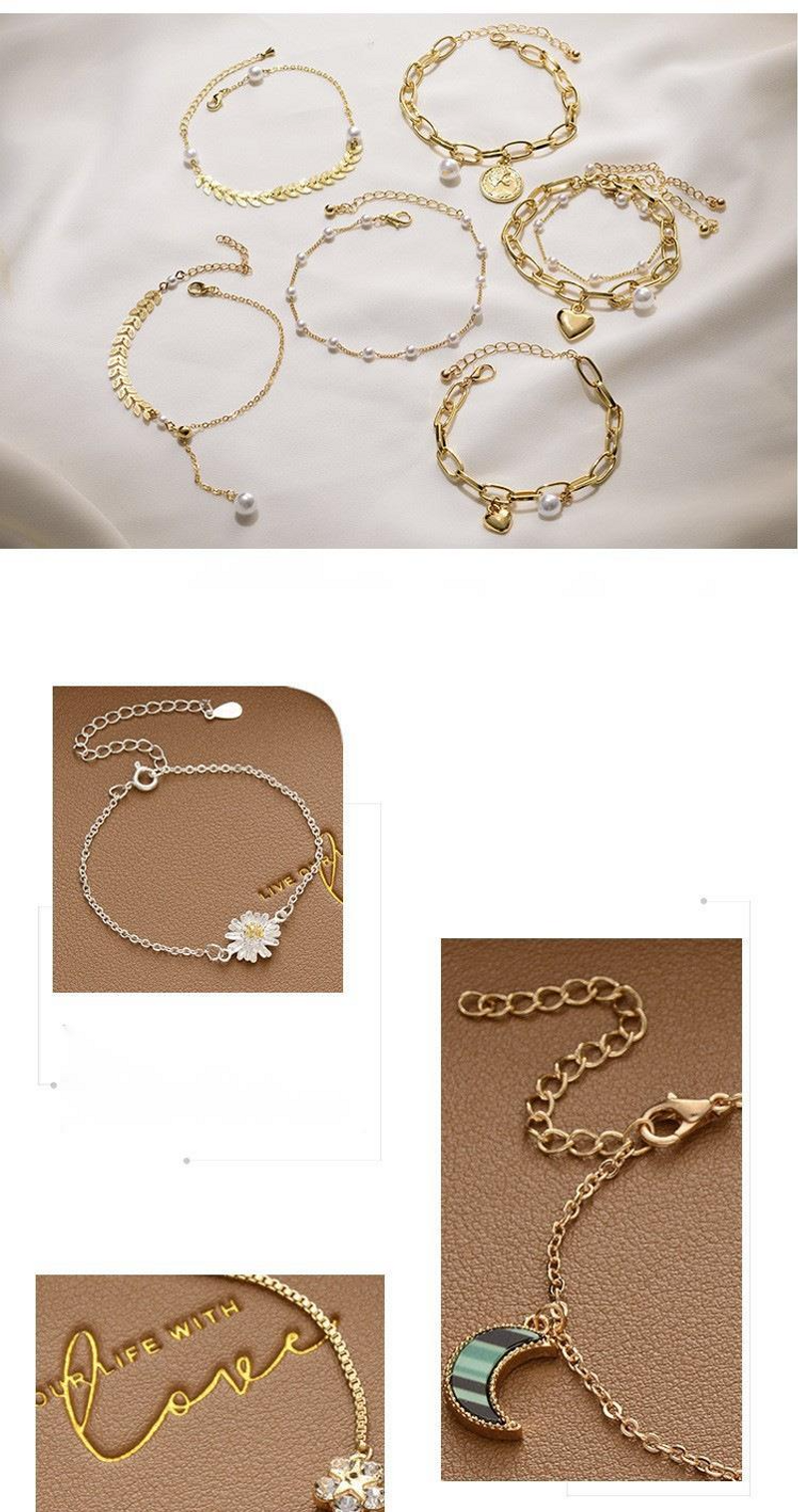 Hot Selg Versatile Pearl Female Instagram Style, Niche, High-end Feel, Titanium Steel Couple Bracelet, And Bracelet_voghion.com