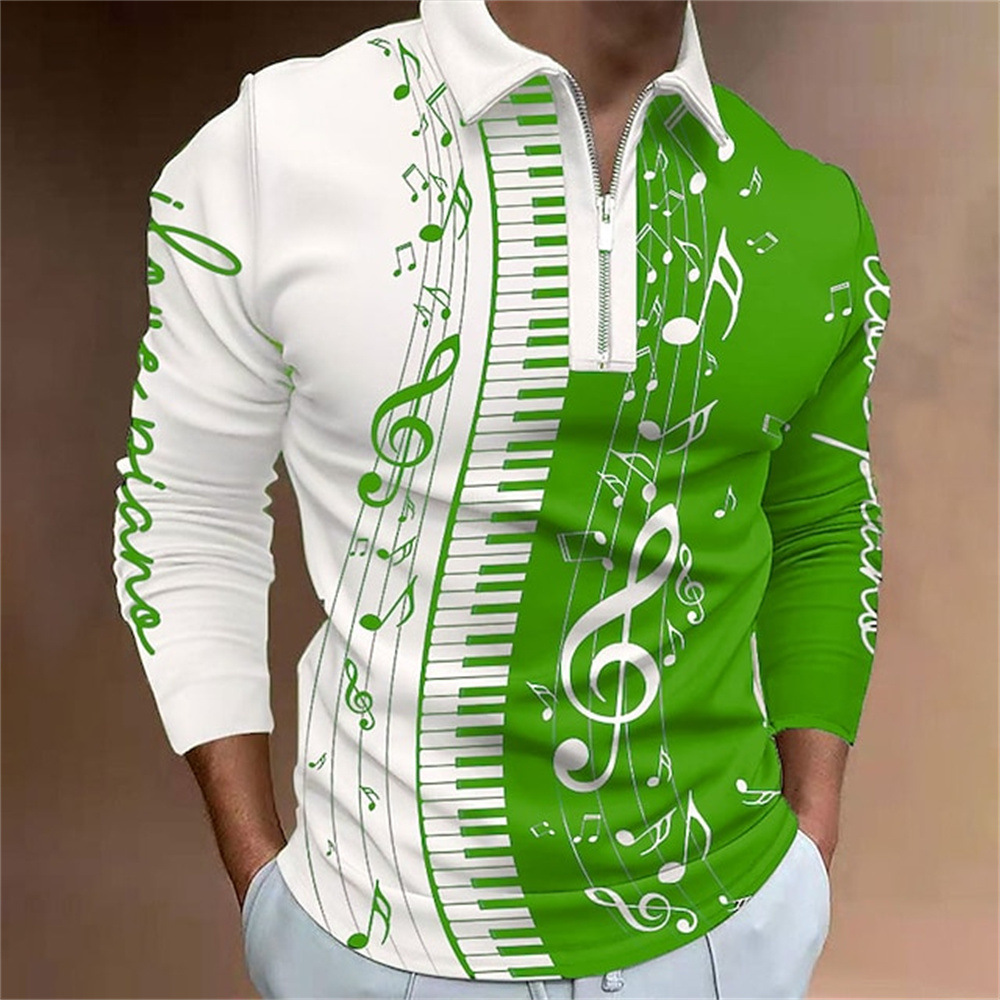 Polo à manches longues et col rond pour garçon, qualité imbattable, motif 3D, tendance, surdimensionné_voghion.com