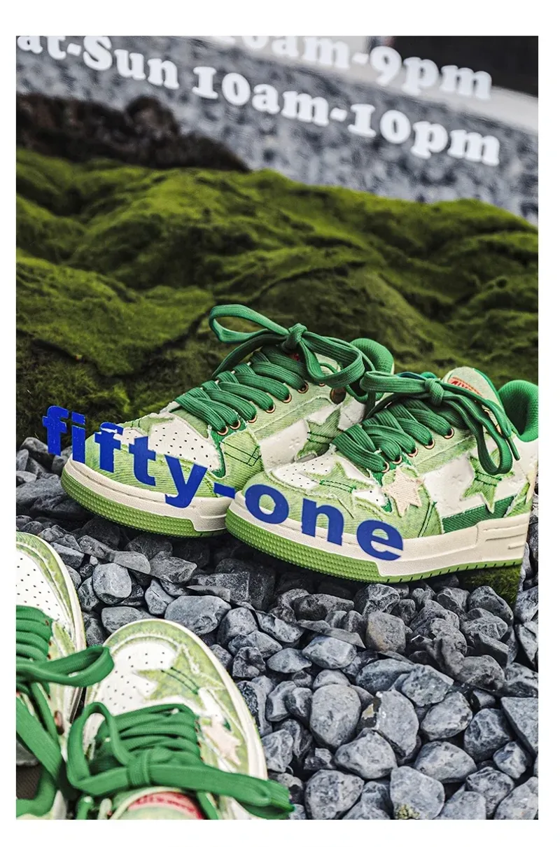 Modische Basketball-Sneakers: bequeme Casual-Sportschuhe mit weichen Sohlen_voghion.com
