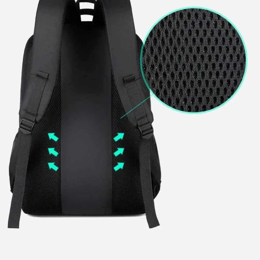 Sac à dos multifonctionnel pour hommes, grande capacité, pour ordinateur portable, étanche, film, sac à dos pour hommes, sac décontracté_voghion.com