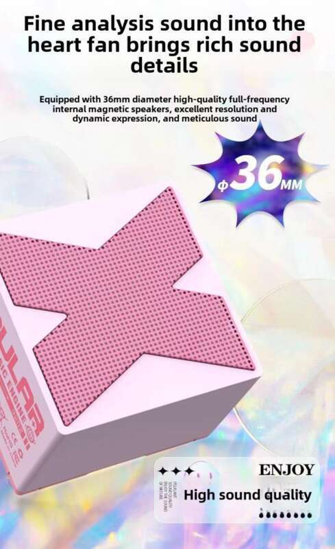Bluetooth Speaker Basix Internet Celebrity X1 Goddess Essential Series Surround Sound Sensing Super Low Frequency HIFI_voghion.com