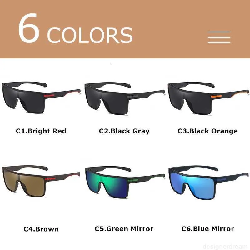 Designer designer Fashion Polarized costa occhiali da sole da uomo Occhiali da sole da uomo Square Oversize Anti Glare Driver Mirror_voghion.com