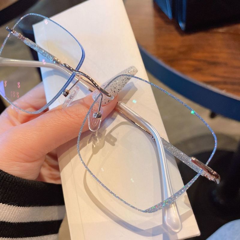 New style fashion ladies starlight anti blue light vibrato reading glasses eye protection_voghion.com