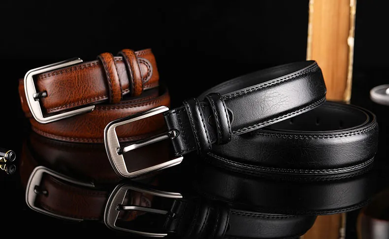 Ceintures 1pc Deepeel 3.7 110-130cm Hommes 2ème Cuir de vachette Homme Designer Business Ceinture Artisanat pour adultes Jeans_voghion.com