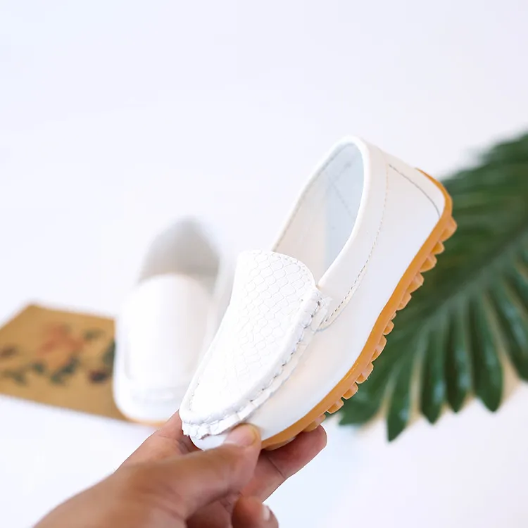 Mocasini sport casual pentru copii, culori bomboane, unisex, băieți și fete, mocasini moi, alunecă-on din piele PU, pentru copii mici, Happysteps, pantofi pentru tineri_voghion.com