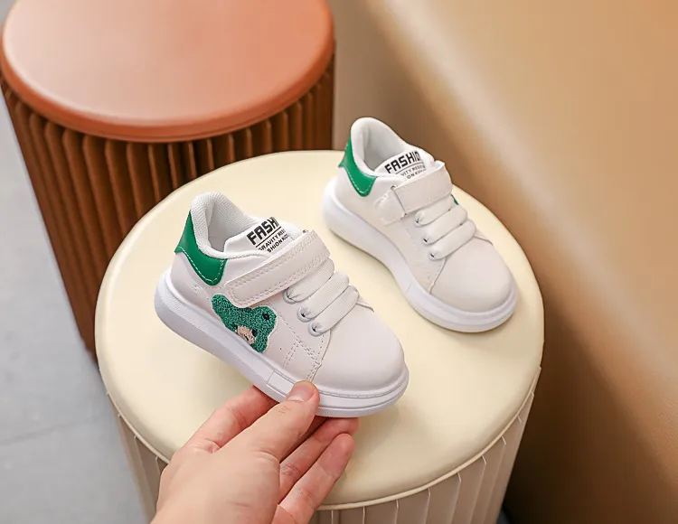 Børn 2024 Forår Efterår Børnesneakers Drenge Sport Mode Søde Dyr Piger Småbørnssko Træningssko Størrelse 21-30_voghion.com