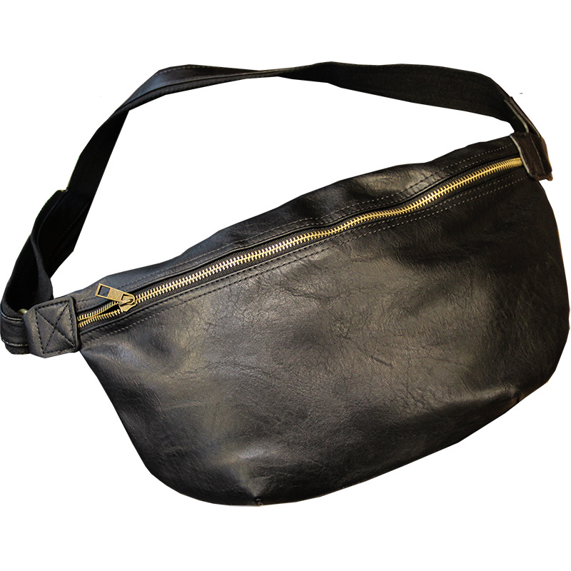 Men's Sports Waist Bag Large Capacity Trendy Chest Sling New Shoulder