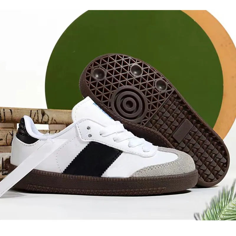 Designer Barnesko Småbarn Sneakers Merke Trenere Baby Gutt Jente Sportssko Barn Ungdom Spedbarn Grønn Blå Svart_voghion.com
