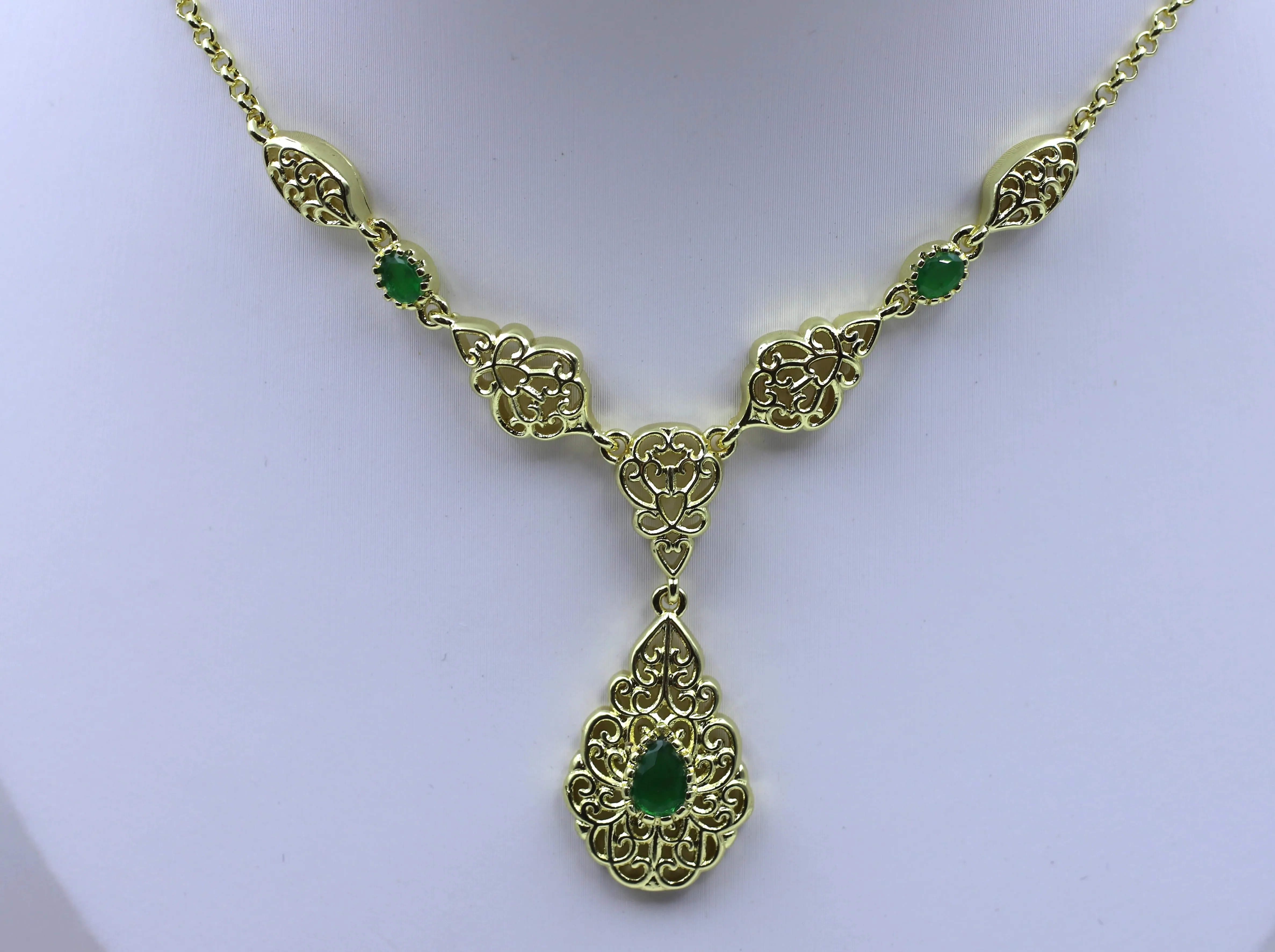 Kedjor Marockanskt Algeriet Bröllopshalsband För Kvinnor Traditionellt Koppar Högkvalitativt Smyckeset_voghion.com