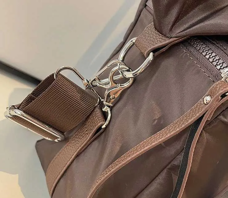 Sac à main en toile de nylon pour femmes, nouvelle tendance automne/hiver 2024, sac messager coréen décontracté de grande capacité, sac à main Y241011_voghion.com