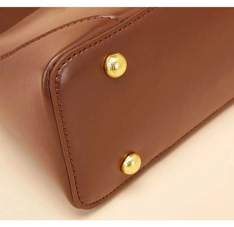 Leren schoudertas en handtas voor dames van echte kwaliteit_voghion.com