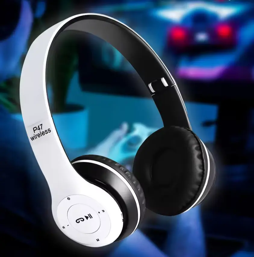 Wireless Bluetooth Headphones Foldable Hi-fi Stereo Bass Headset_voghion.com