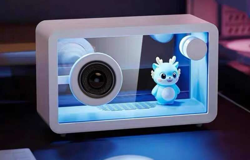 【 Smooth Playback 】 Transparent High Aesthetic Bluetooth Speaker, Home Birthday Gift, Atmosphere Subwoofer, Wireless_voghion.com