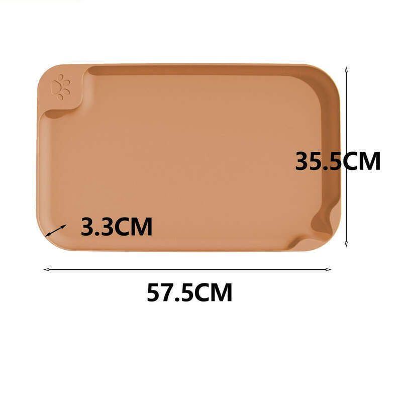 Ciotola per gatti, grande, impermeabile, antiscivolo e in plastica, per la pulizia del cibo._voghion.com