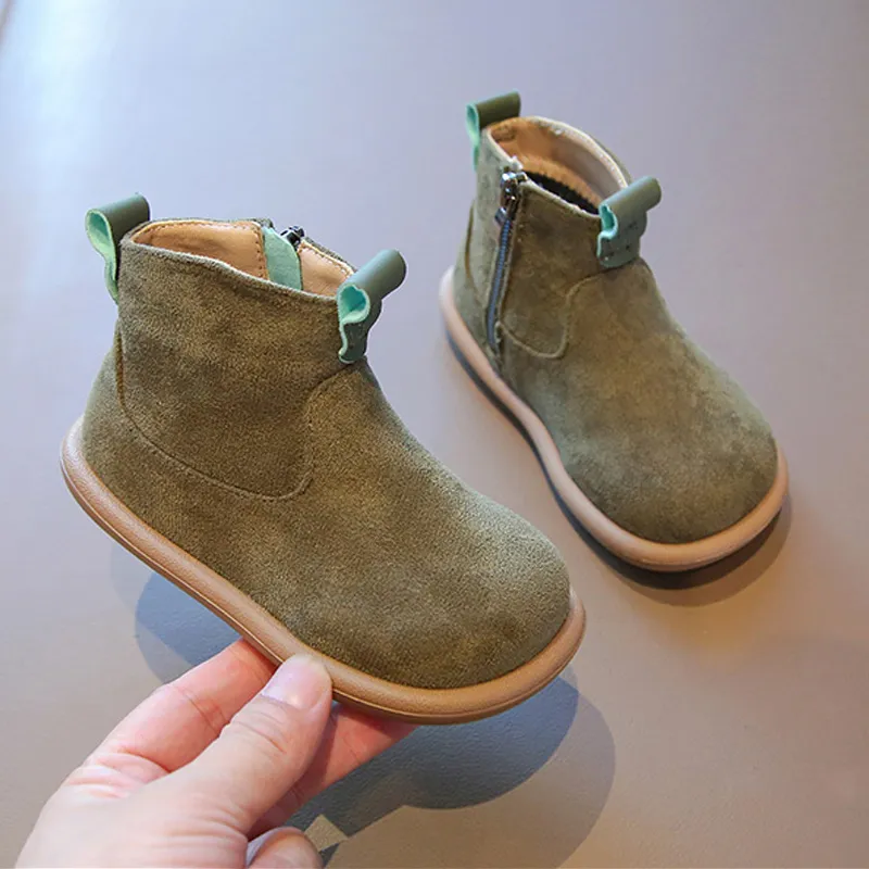 Herbst Winter Baby Jungen Mädchen Oxford Wildleder Kinder Casual Kidsnest Outdoor Anti-rutsch Kleinkind Schuhe Plüsch_voghion.com