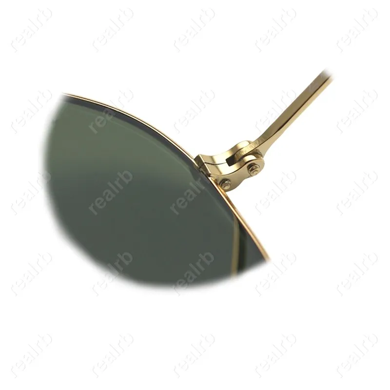 Occhiali da sole esagonali di alta qualità Uomo Donna Lenti in vetro piatte Occhiali da sole per uomo Donna con custodia in pelle_voghion.com