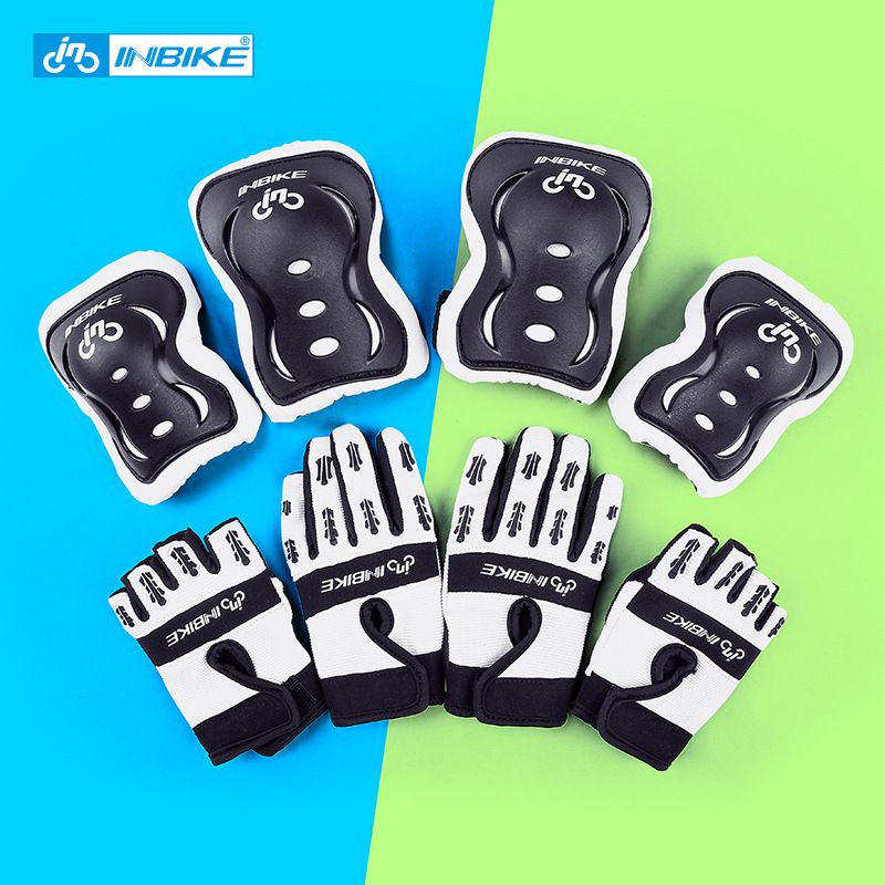 INBIKE balance bike gear, half children's gloves, full finger skateboard riding anti-collision safety protective gear_voghion.com