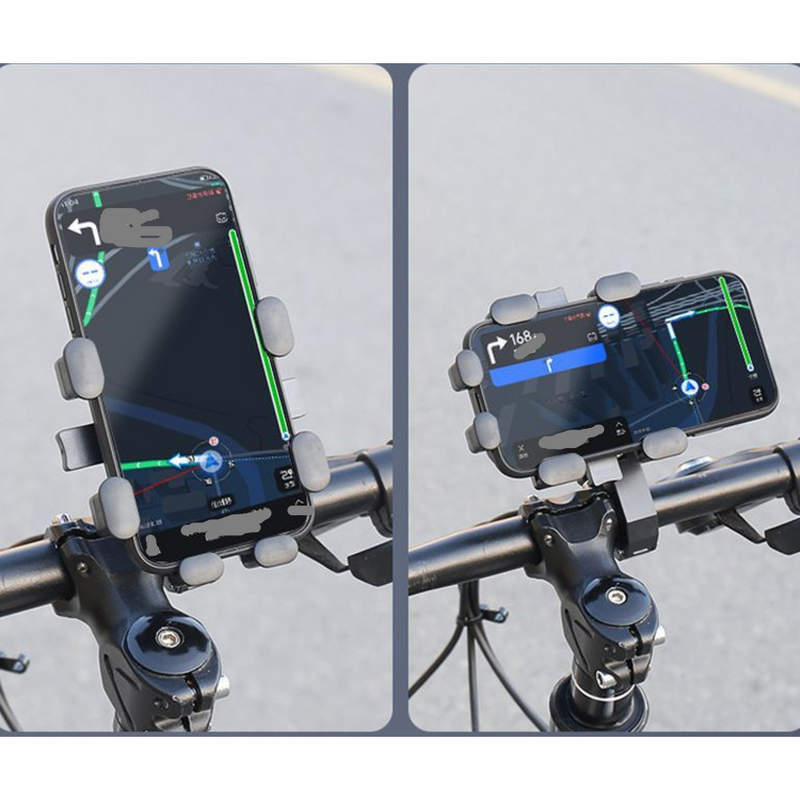 Suport telefon mobil pentru ciclism montan, echipament foto rezistent la șocuri pentru drumuri fixe, suport de navigație pentru biciclete electrice,_voghion.com