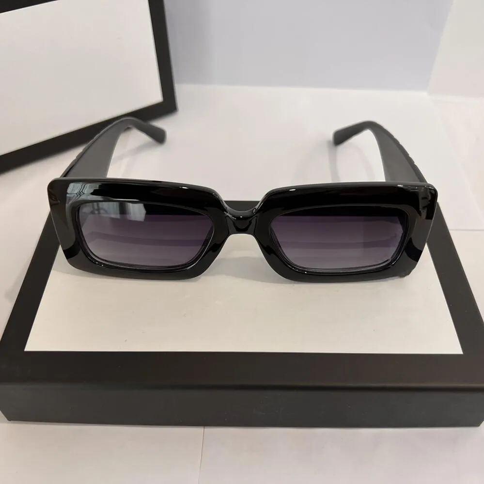 Summer square Rectangle Man Woman Unisex Fashion Glass Retro Small Frame Dign UV400 6 Color Optional Womens_viptrois.com