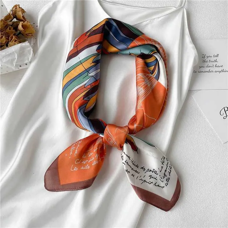 2025 Seidenschal Print Kopftuch Katze Haar Wrap Halstuch Weibliche Satin Quadrat Schal Für Frauen Stirnband Foulard Hijab_voghion.com