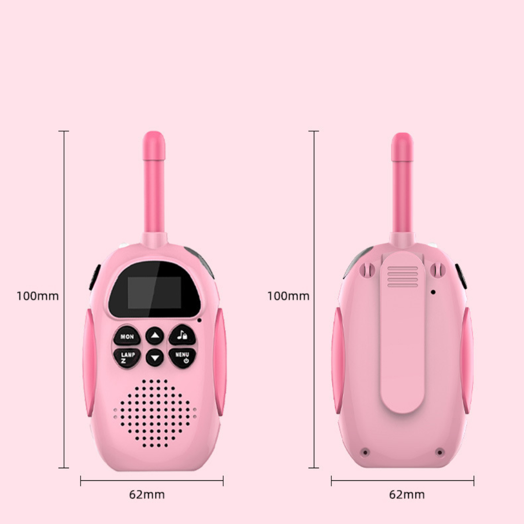 2 stk. walkie-talkie til børn, trådløs 3 km opkald, USB-opladning til udendørs forældre-barn interaktivt legetøj_voghion.com