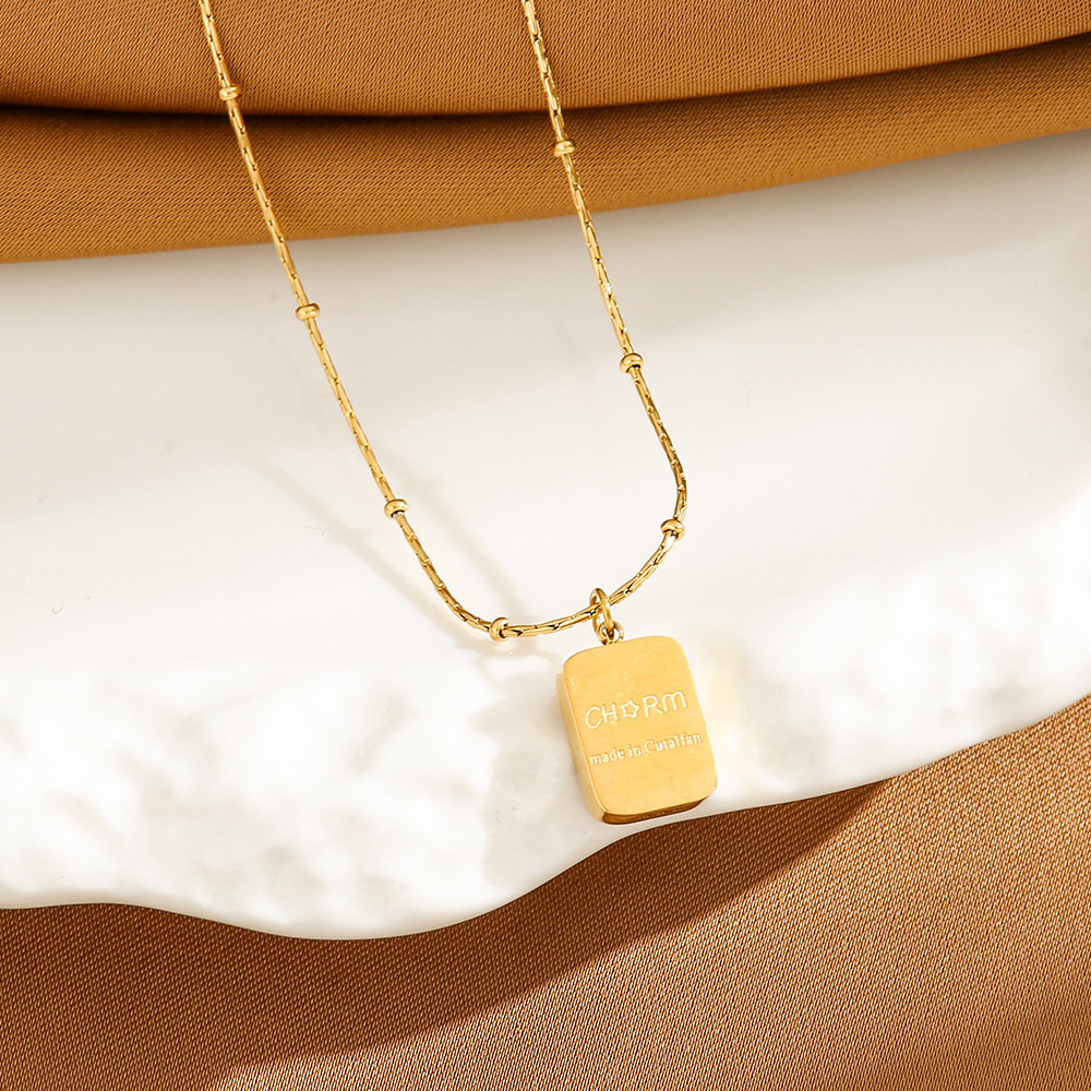 Hot Selling Elegant Women's Temperament Titanium Steel Necklaces for Couples High-quality Necklaces for Multiple Styles of Accessories Fast Delivery_voghion.com