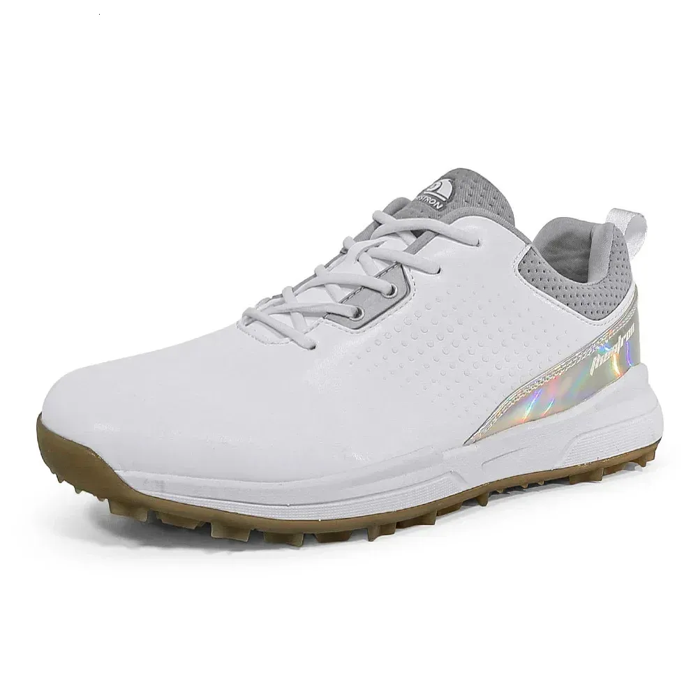 Waterproof Golf Sneakers For Men Spikeless Outdoor Walking Shoes_voghion.com