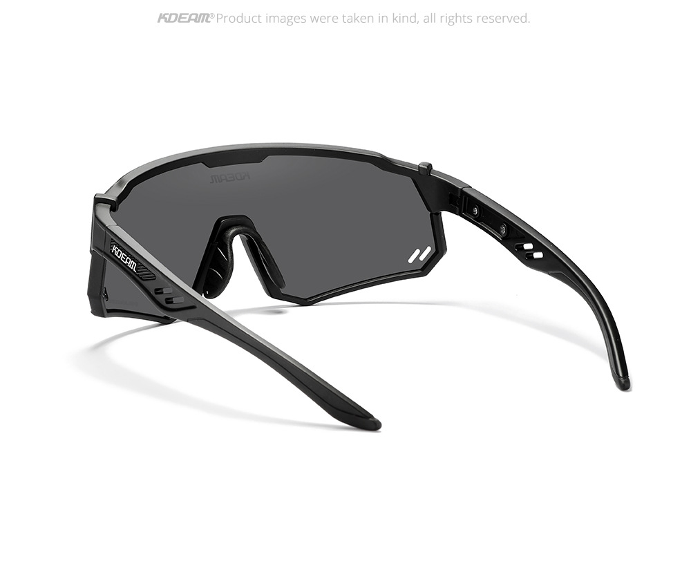 2023 Nieuwe Europese en Amerikaanse KDEAM Eendelige zonnebril Gepolariseerde Outdoor Fietsbril TR90 Sportbril 0722_voghion.com