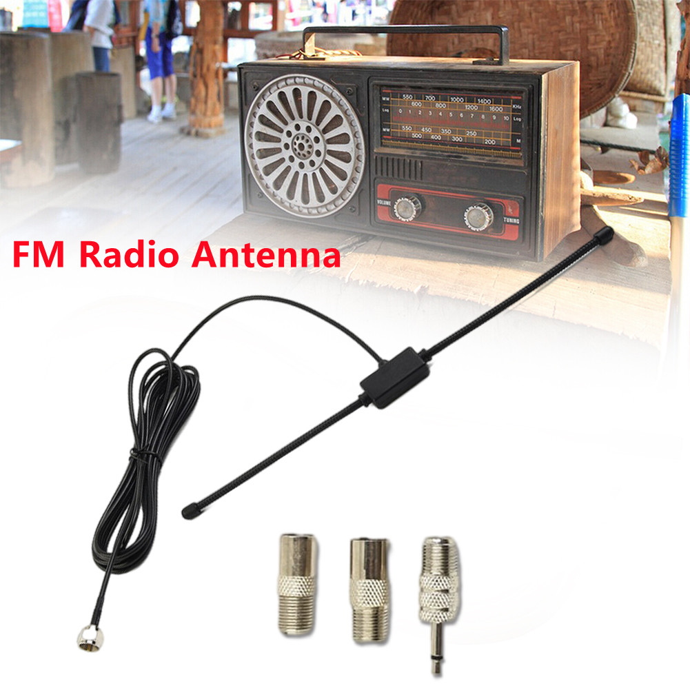 FM Radio Antenna FM Dipole Antenna For Stereo Receiver Music System FM Radio Home Stereo Audio Video Home Theater Receiver_voghion.com