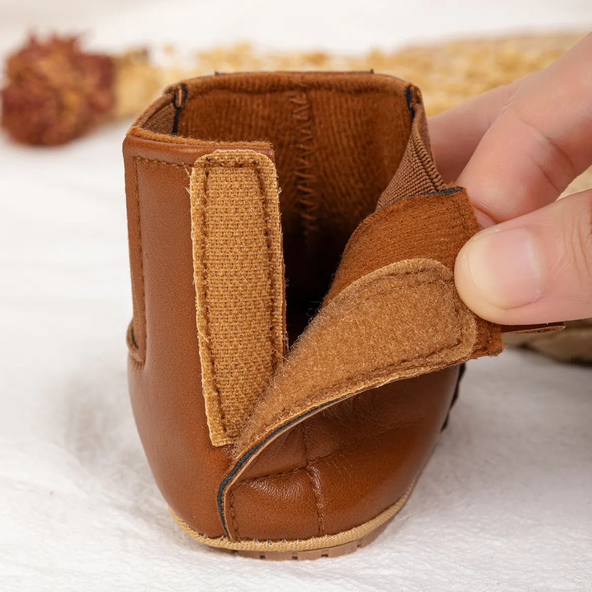 Muodikkaat vauvan saappaat, söpöt ja laadukkaat Littlesprouts-saappaat, pehmeät PU-liukuestepohjat, kevät ja syksy 0-18 kk_voghion.com