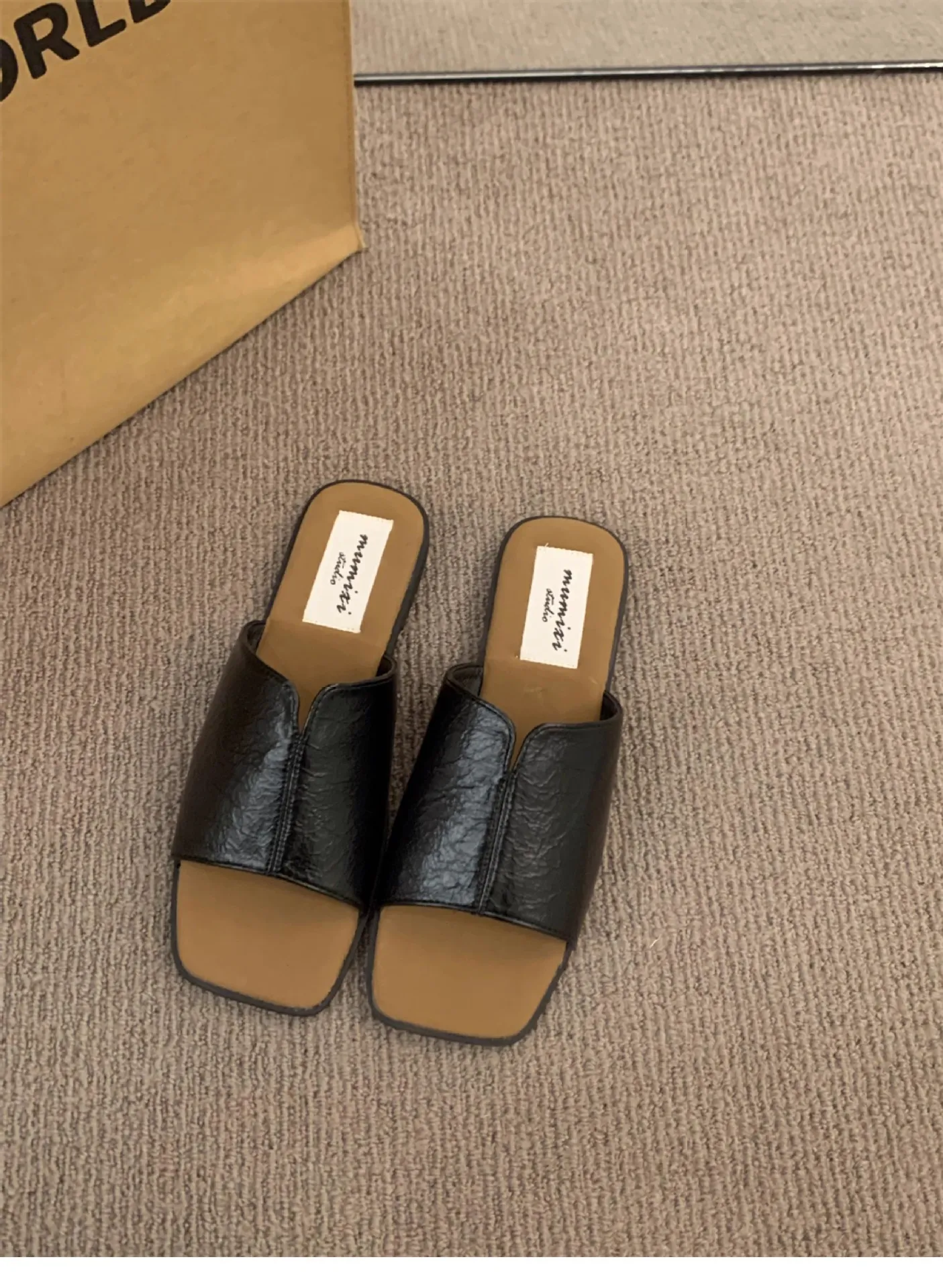 Naisten Tossut Litteät Kesäiset Rantakengät Naisten Sandaalit Ulkoilukengät Vapaa-ajan Kengät Atosille_voghion.com