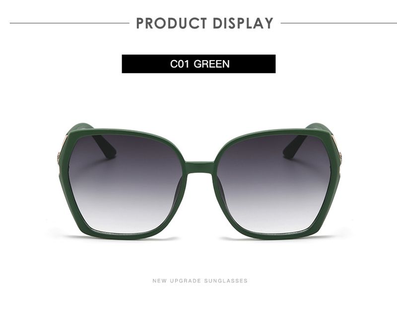 Unisex Large Frame Sunglasses Anti Ultraviolet Eye Protection_voghion.com