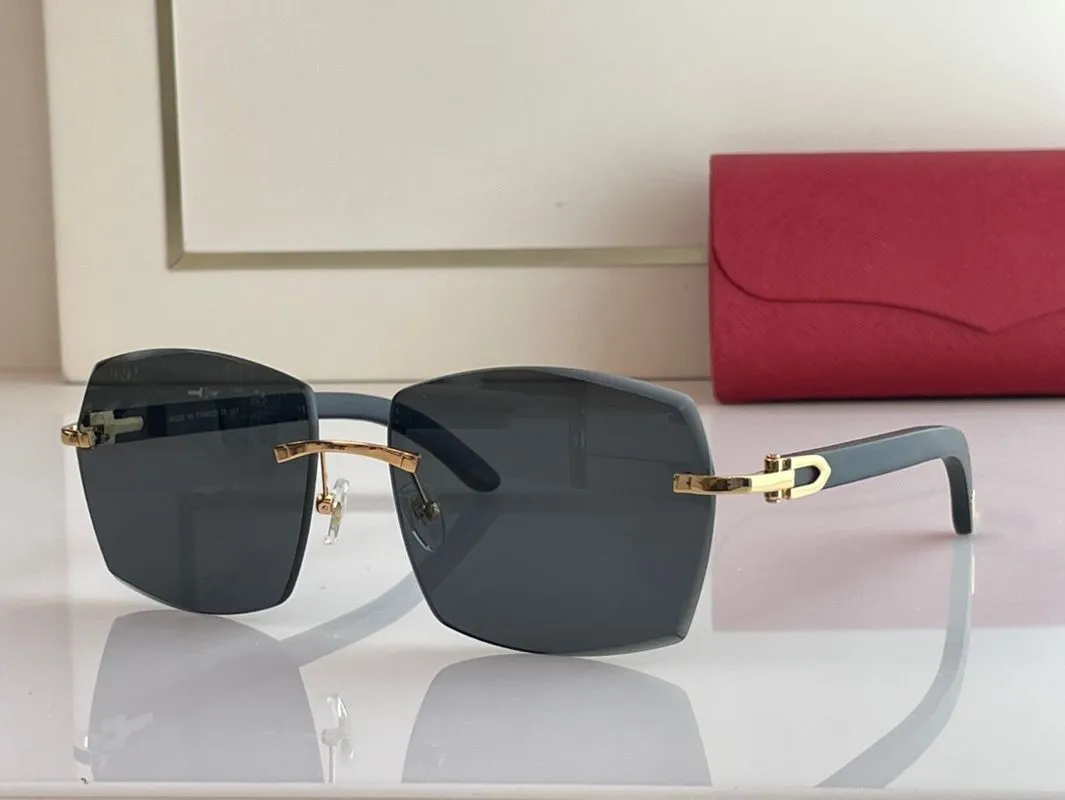 Hexagonal Sunglasses For Women And Men With Gold Frames And Wood_voghion.com