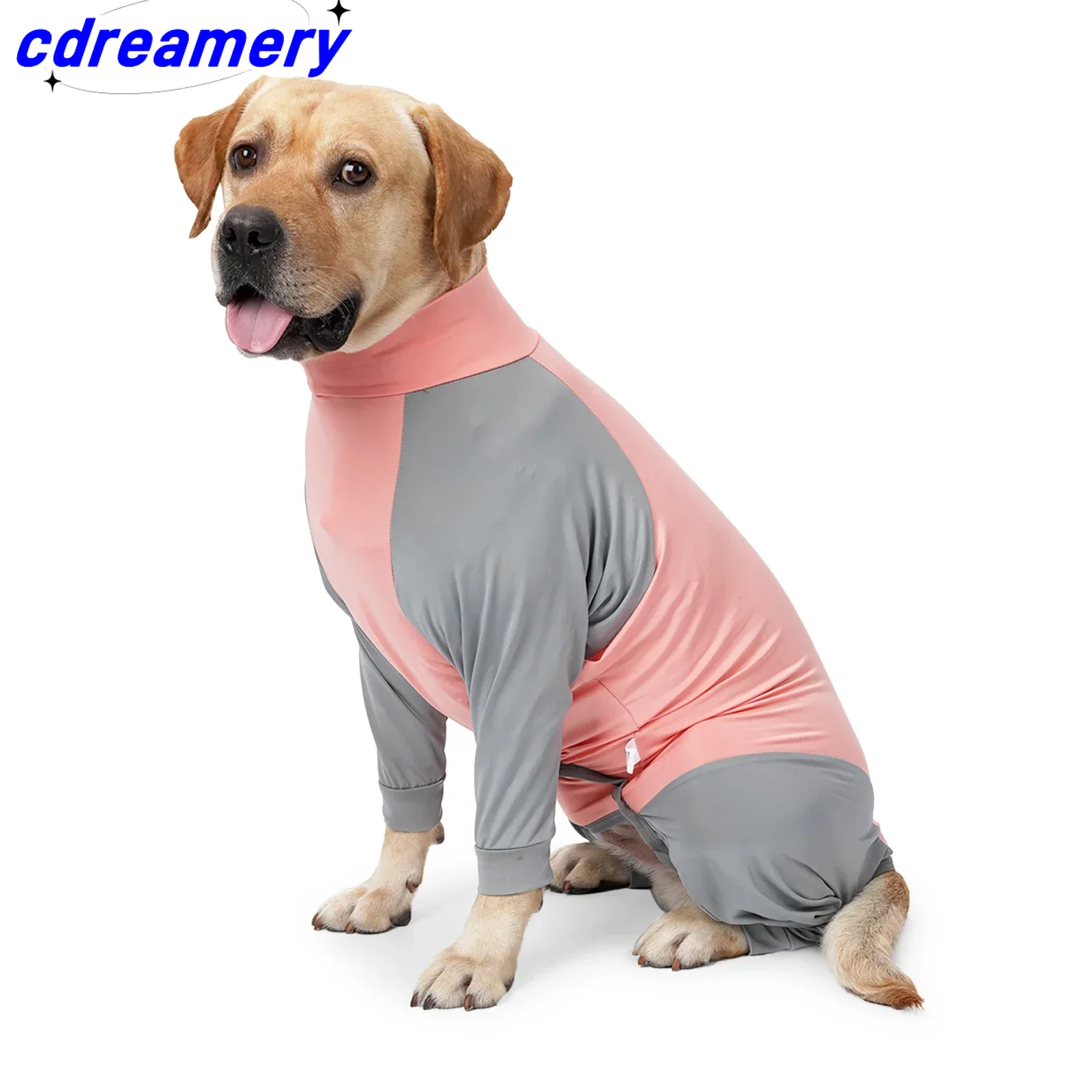 Pet Recovery Suit Dog Pajamas High Elasticity Comfortable Convenient Home Wear Jumpsuit Clothing For Small Medium Dogs_voghion.com