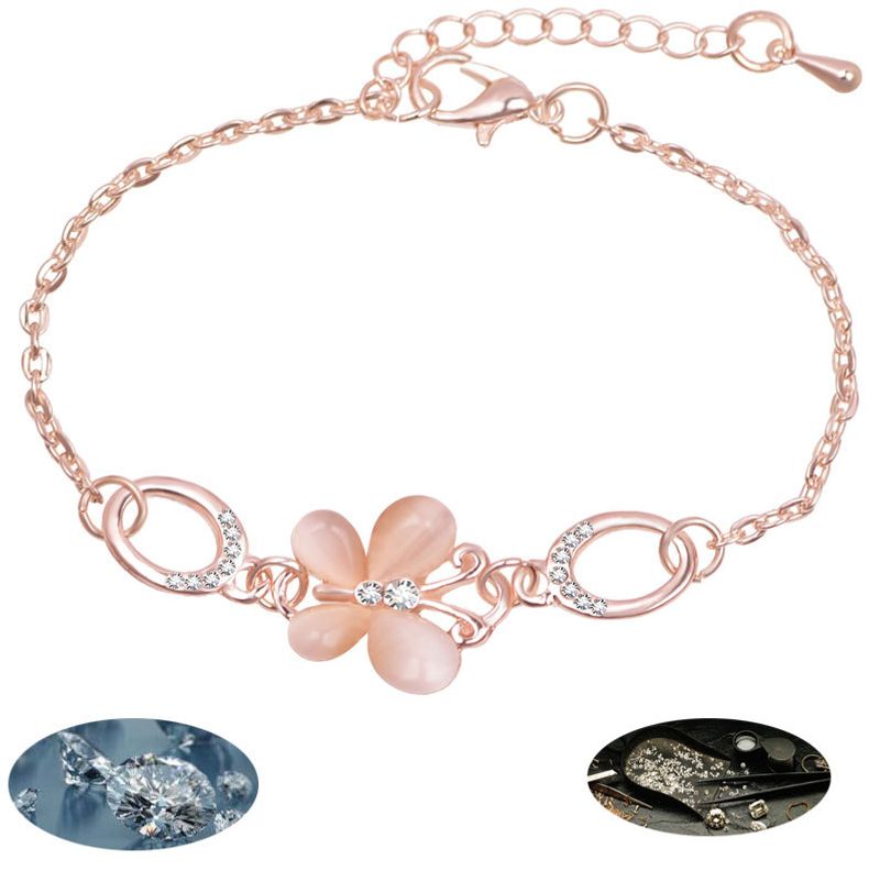 Neu Rose Gold Einfache Wer Schmetterling Frauen Tragen Armband Stil Schmuck Fabrik Direkt_voghion.com