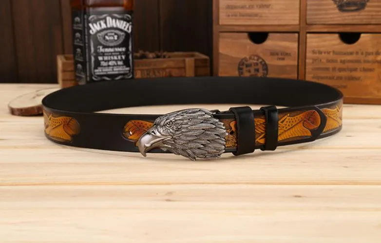 2023 Neie Rimm Groussen Designer fir Männer Koffer Eagle Buckle Männer a Fraen Tailleband Rëndleder Rimm_voghion.com