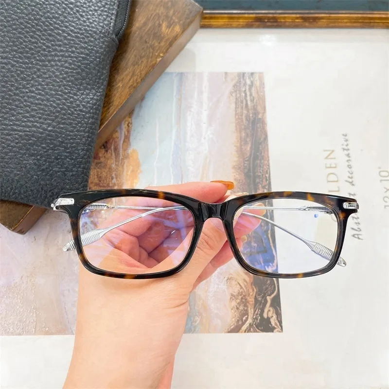 for women summer Anti-Ultraviolet sunglasses Retro lens Plate full frame Womens fashion Eyeglasses with Box Prescription_voghion.com
