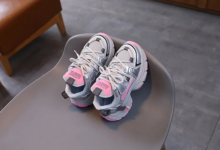 Kinderen Hoge Platform Sneakers Mode Roze Groen Meisjes Peuter Kinderen voor Jongens Dikke Zool Sport Tennisschoenen Maten 21 -_voghion.com