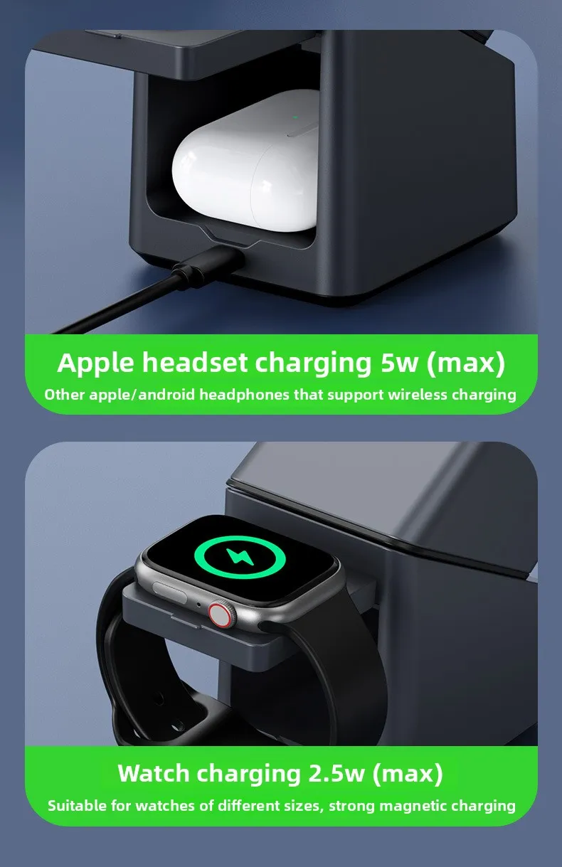 Cross-border Private Mold Four-in-one Rotating Magnetic Wireless Desktop Bracket Is Suitable For Fashion 1615 Mobile Phone_voghion.com