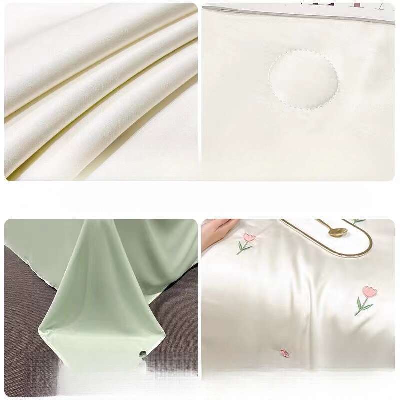 Ice Silk Cool Vierteiliges Set, Studentenwohnheim Einzel Sommer Klimaanlage Nutzung_voghion.com
